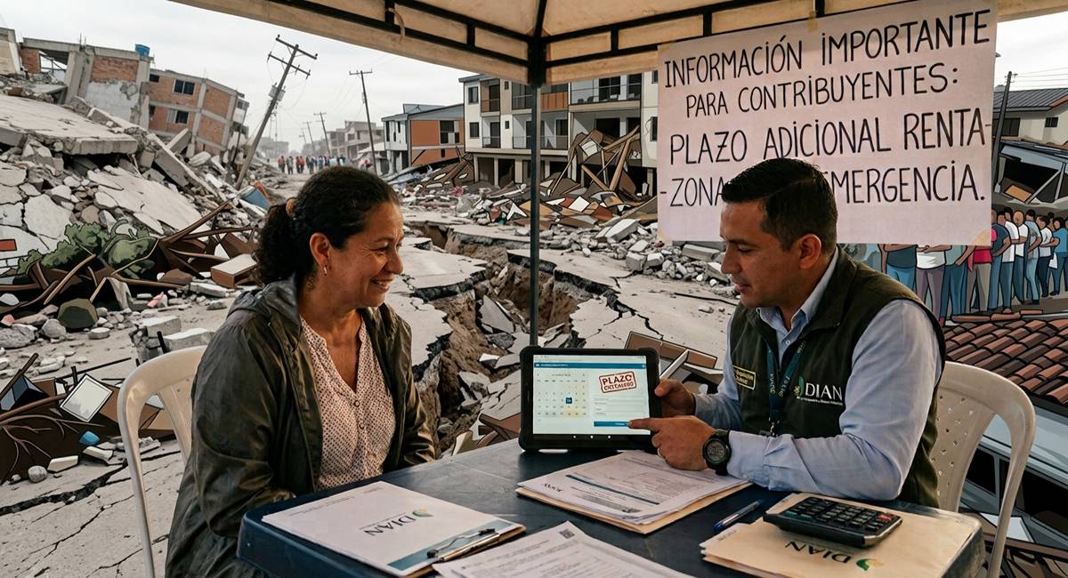 Más de 300 mil contribuyentes en zona de emergencia tienen plazo adicional para declarar renta